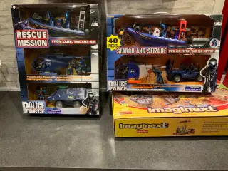 Policeforce og imaginext legetøj