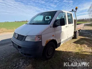Varebil Volkswagen Transporter 1.9 TDI dobbelt kabine, 6 personer