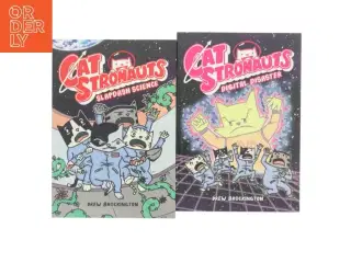 NYE CatStronauts: Bind 5 og 6 Slapdash Science og Digital Disaster af Drew Brockington (Bog)