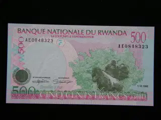 Rwanda  500 Francs 1998  P26  Unc.