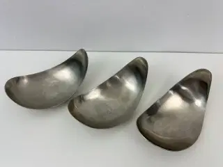 3 stk. Georg Jensen 'leaf' skåle