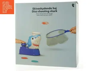 Skiveskydende haj legetøj fra Tiger (str. 21 x 19 cm)