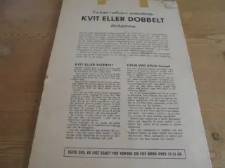 Det originale ”Kvit eller dobbelt” familiespil