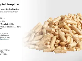 Billige Vida træpiller 896 kg 16 kg sække