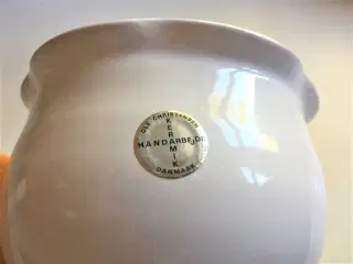 Smuk kridhvid urtepotteskjuler