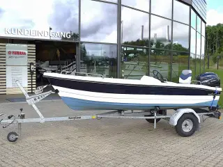 Nautic 410 Styrepultbåd m/ Hidea 15 hk