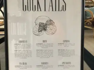 The cocktail guide plakat