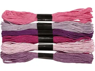 Lilla Broderigarn 1 mm - 6 stk. i pakke