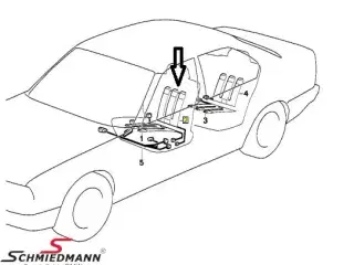 Sædevarme Element Ryg C33929 BMW E32 E34