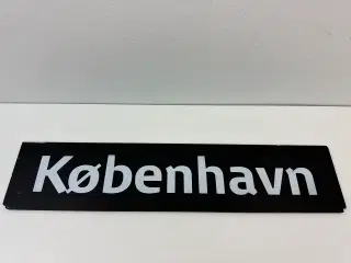 Retro DSB togskilt - 'København'