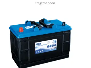 Bil batteri.Exide Dual batteri, 12 volt 115 Amp