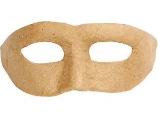 Zorro maske, H: 8 cm, B: 21 cm, 1 stk.