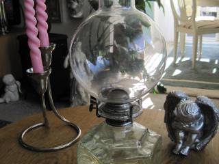 Gammel lampe