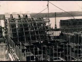 Lillebæltsbroens Bygning - Fotokort u/n - Ubrugt