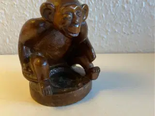 Kunst abe træskulptur fra 40-erne