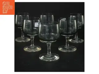 6 stk. Holmegaard Atlantic portvinsglas (str. 6 stk Ø 5,5 cm længde 9,5 cm)