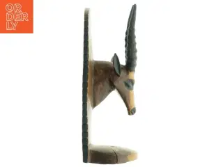 Træantilope / bogstøtte (str. 31. x 10 cm)
