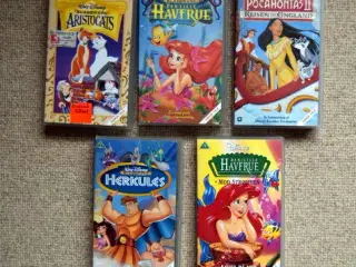 VHS Tegnefilm fra Walt Disney