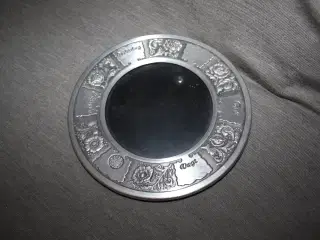 EIK dåbsramme Fotoramme i tin med afbildninger 