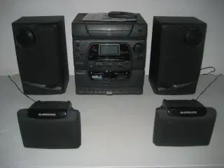 Prosonic minianlæg med surround sound sælges