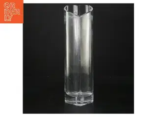 Hjerteformet glasvase (str. 28 cm)
