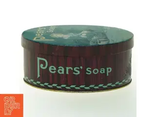 Pears&#39; Soap dekorativ metaldåse fra Pears (str. H. 6 cm. 14 x. 9,5 cm)