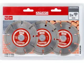 Diamantklinger til sten 115 mm - 3 stk