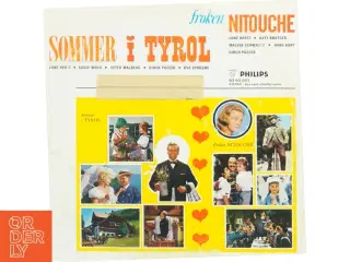 Frøken Nitouche Sommer i Tyrol LP fra Philips (str. 31 x 31 cm)