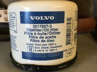 Oliefilter Volvo Penta