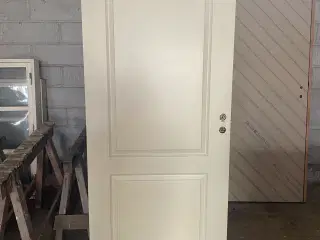 Indvendige Swedoor fyldningsdøre Hvid  Mål 825x20
