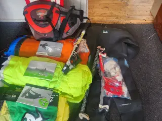 Kite surfer komplet med 3 jite