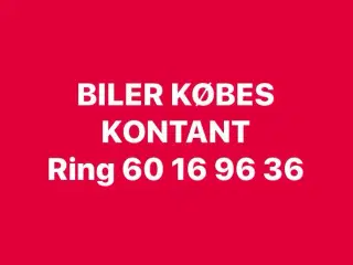 Toyota KØBES KONTANT