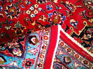 Ægte tæpper Kashan Iranske håndlavet 290x380 cm 