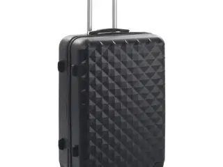 Kuffert sæt i 3 dele hardcase sort ABS