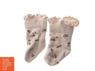 Name It babystrømper med blomster (str. 12 cm)