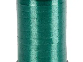 Mørk Grøn Gavebånd 10 mm - 250 m Rulle