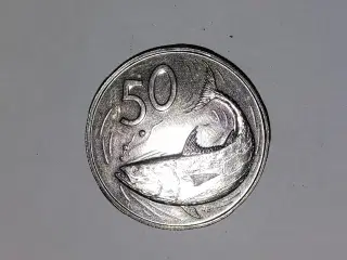50 Cents Cook Islands 1987