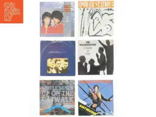 Samling af 7” vinylsingler (str. Ø. 17,5 cm)