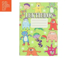 Lektiehæfte med sjove figurer