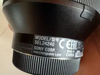 Sony kamera objektiv 24-240