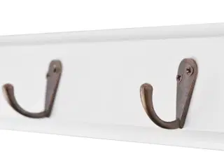 Knagerække i barokstil MDF hvid