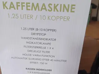 Ny Sjøbo kaffemaskine