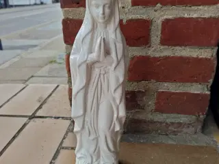 Flot Madonna figur i hvis glasur ca.30cm