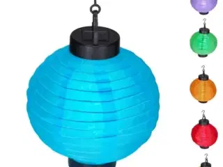 12 stk. Grundig lanterne led ip44 solar 30 cm 6 assorteret farver(ubrugt)