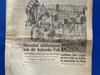 Politiken - Jubilæumsnummer - 128 Sider - 40 Magasinsider - 1. Oktober 1934