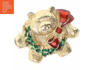 Julebjørne broche (str. 4 x 3 cm)