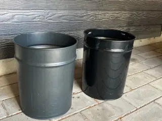 2 stk flotte affaldsspande