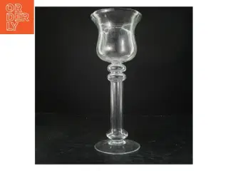 Glas lysestage (str. 31x14 cm)