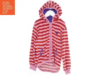 Velour hættetrøje med striber fra Pretty Sille (str. 122)