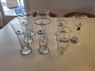 10 diverse ølglas